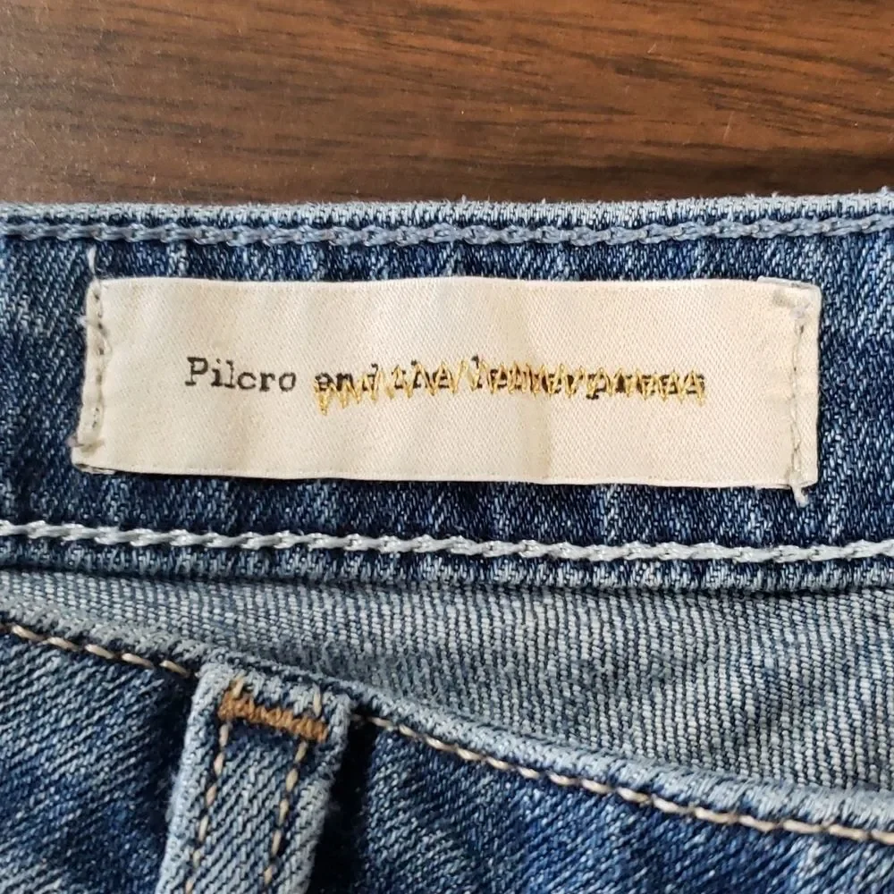 Anthropologie Pilcro & the Letterpress Stet Denim Jeans Shorts Sz 28 - Picture 3 of 8